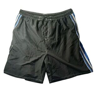 Iguana Sportswear Men's Lined Board Shorts Swim Trunks 3X‎ Striped 40" Waist